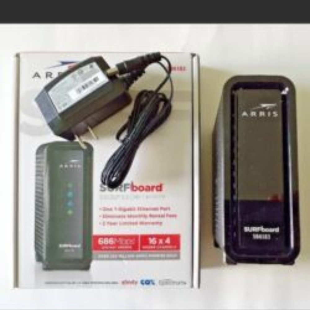 ARRIS SB6183 686 Mbps Cable Modem, Black Open Box